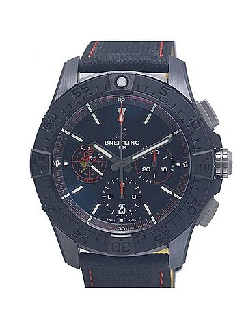 Breitling BREITLING Avenger B01 SB01473A1B1X1 SB0147 Chronograph 44 Night Mission Dust Devils Men's Watch Ceramic x Cowhide Leather 40375 (view 2)