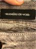 MANIERE DE VOiR Print Gray White Jeans Size 4 - photo 3