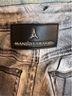 MANIERE DE VOiR Print Gray White Jeans Size 4 - photo 7