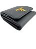 Prada 100% Leather Black PRADA 1MH043 Compact Wallet Tri-fold Black One size - photo 3