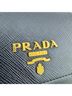 Prada 100% Leather Black PRADA 1MH043 Compact Wallet Tri-fold Black One size - photo 7