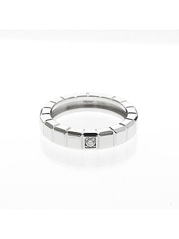 Chopard Chopard Ice Cube Ring 82/4524 White Gold (18K) Fashion Diamond Band Ring Silver (view 1)