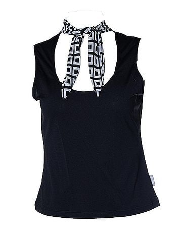 Versace Versace jeans couture, Black scarf top (view 1)