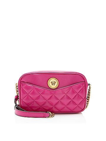 Versace Versace Quilted Leather Medusa Small Camera Bag (view 1)