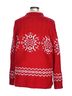 Talbots Fair Isle Red White Turtleneck Sweater Size XL - photo 2
