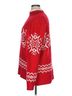 Talbots Fair Isle Red White Turtleneck Sweater Size XL - photo 8