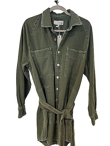 Hudson Oversized Utility Button-Front Shirt Dress  Casual Dress (view 1)