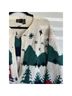 Eddie Bauer 100% Wool Fair Isle Multi Color Cardigan Size M - photo 6