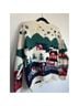 Eddie Bauer 100% Wool Fair Isle Multi Color Cardigan Size M - photo 9