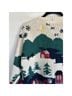 Eddie Bauer 100% Wool Fair Isle Multi Color Cardigan Size M - photo 11