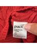 Pact 100% Cotton Red Orange Pullover Sweater Size XL - photo 4