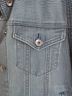 Nautica Stripes Blue Denim Jacket Size S - photo 3