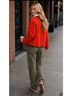Nautica 100% Polyester Graphic Red Jacket Size S - photo 14