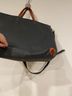 UASHMAMA Solid Black Leather Tote One size - photo 4