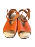 Trippen 100% Leather Orange Sandals Size 7 1/2 - photo 2