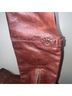FRYE 100% Leather Brown Burgundy Boots Size 5 1/2 - photo 6