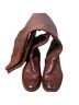 FRYE 100% Leather Brown Burgundy Boots Size 5 1/2 - photo 1