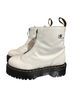 Dr. Martens 100% Leather White Ankle Boots Size 8 - photo 3