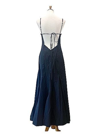Khaite Blaire Tie-Back Black Backless  Cocktail Dress (view 2)