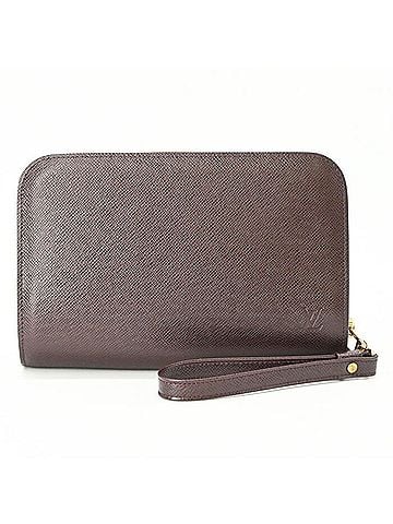 Louis Vuitton LOUIS VUITTON Louis Vuitton Clutch Bag Baikal Taiga Acajou Men's M30186 (view 1)
