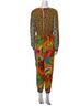 FARM Rio 100% Other Floral Animal Print Multi Color Jumpsuit Size 4 - photo 2