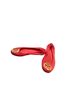 Tory Burch Solid Red Gold Flats Size 10 - photo 3