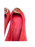 Tory Burch Solid Red Gold Flats Size 10 - photo 8