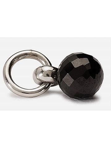 Trollbeads Women's Spinel Tassel Bead Charm in Black (view 1)