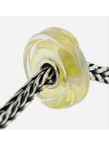 Trollbeads Women's Honey Dawn Glass Bead Charm in Yellow (view 2)