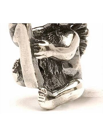 Trollbeads Women's Cherub Bead Charm in Silver (view 1)