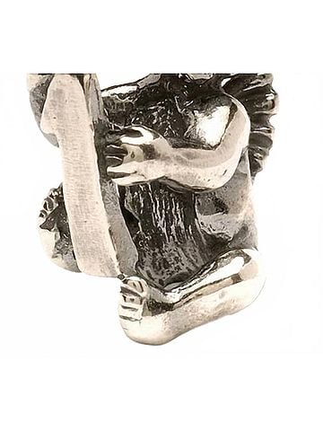 Trollbeads Women's Cherub Bead Charm in Silver (view 2)