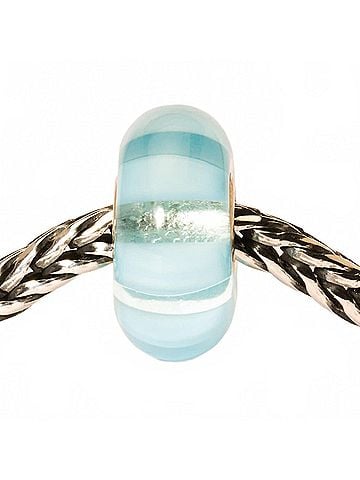 Trollbeads Women's Stripe Glass Bead Charm in Blue (view 2)