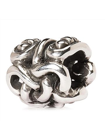 Trollbeads Women's Midgard Serpent Bead Charm in Silver (view 2)