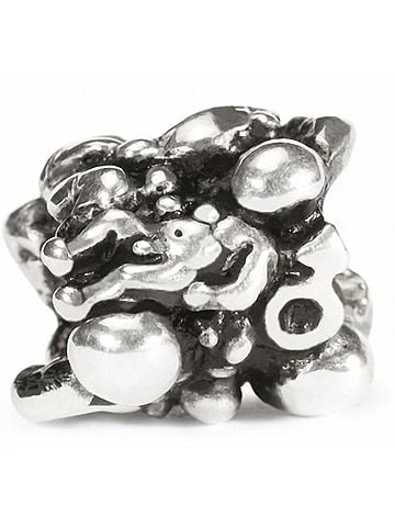 Trollbeads Women's Transition Man Bead Charm in Silver (view 1)