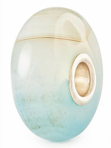 Trollbeads Women's Agate Glass Bead Charm in Turquoise (view 1)