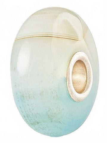 Trollbeads Women's Agate Glass Bead Charm in Turquoise (view 2)