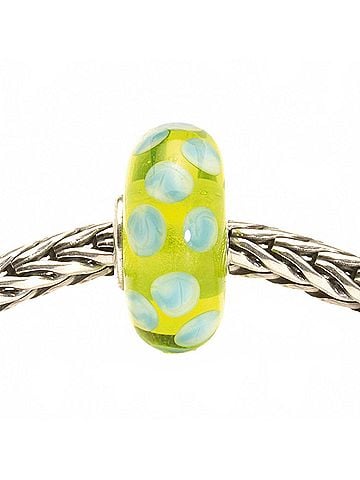 Trollbeads Women's Dot Glass Bead Charm in Green (view 2)