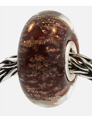 Trollbeads Women's Desert Glass Bead Charm in Brown (view 2)