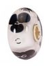 Trollbeads Solid Silver Toned Women's Fashion Flower Glass Bead Charm in Silver One size - photo 2