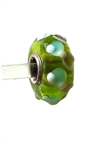 Trollbeads Women's Universal Unique Lace Bead Charm in Green (view 2)