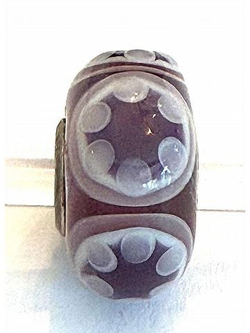Trollbeads Women's Universal Charm Bead in Unique Purple/Lilac/Stars Bead (view 2)