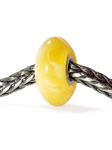 Trollbeads Women's Alabaster Bead Charm For Bracelet in Yellow (view 2)