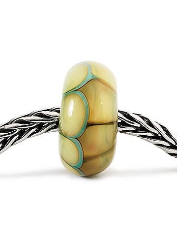 Trollbeads Women's Glass Bead Charm in Aqua Edge Pumpkin (view 2)