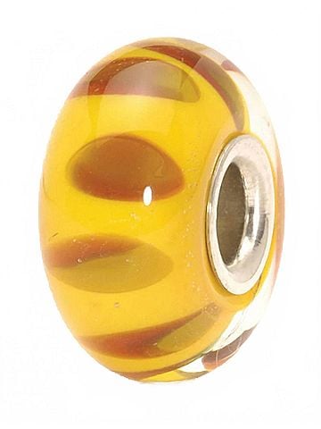 Trollbeads Women's Honey Dew Bead Charm in Yellow (view 1)