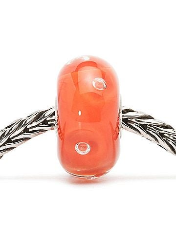 Trollbeads Women's Bubbles Glass Bead Charm in Peach (view 2)