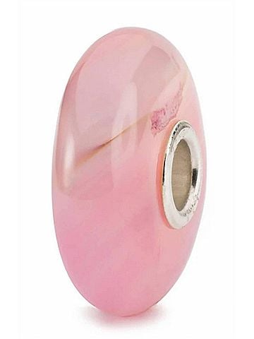 Trollbeads Women's Agate Glass Bead Charms in Pink (view 1)
