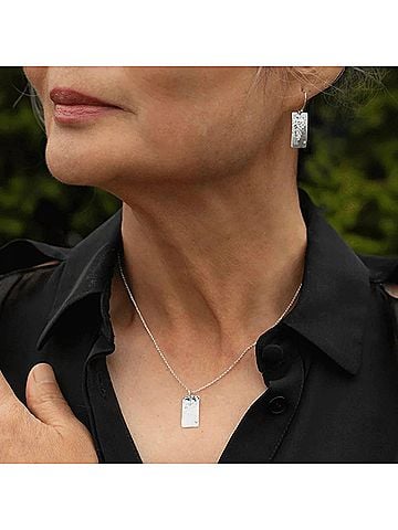 Holly Yashi Women's Radiant Drop Earring in Silver (view 2)