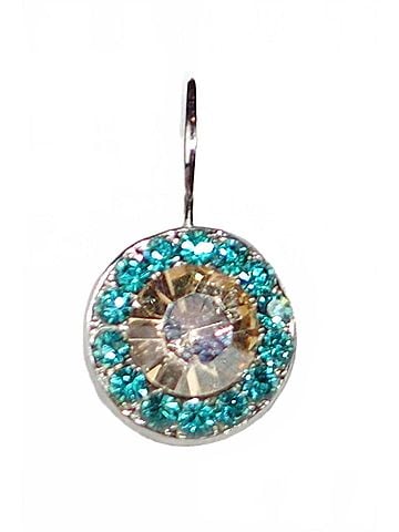 Mariana Women's Fairytale Earrings in Teal (view 1)