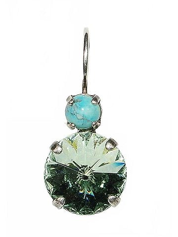 Mariana Women's Mojito Audrey Earrings in Green/ Blue (view 1)