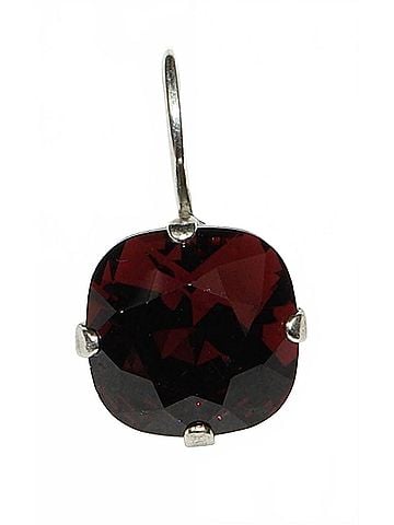 Mariana Women's Dangle Earrings in Burgundy (view 1)